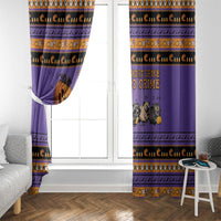 Halloween Animal Funny Window Curtain Short Spine Do Crime Spooky Pumpkin Chase