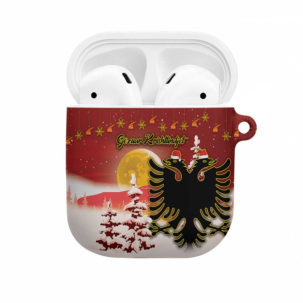 Albania Christmas AirPods Case Gezuar Krishtlindjet - Wonder Print Shop