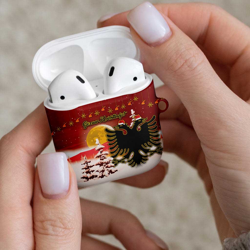 Albania Christmas AirPods Case Gezuar Krishtlindjet - Wonder Print Shop