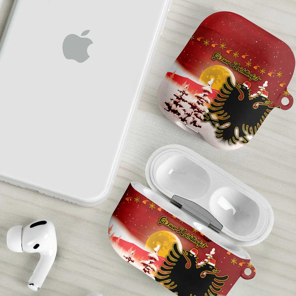 Albania Christmas AirPods Case Gezuar Krishtlindjet - Wonder Print Shop