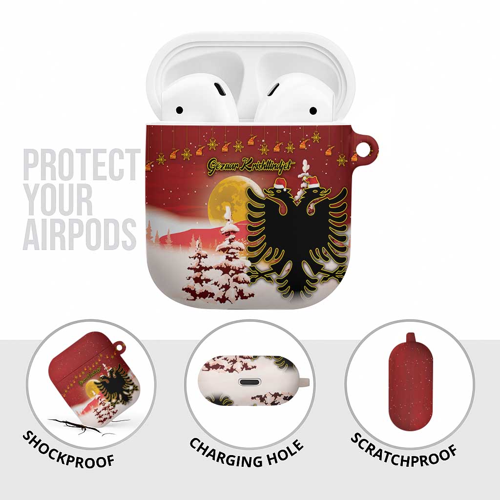 Albania Christmas AirPods Case Gezuar Krishtlindjet - Wonder Print Shop