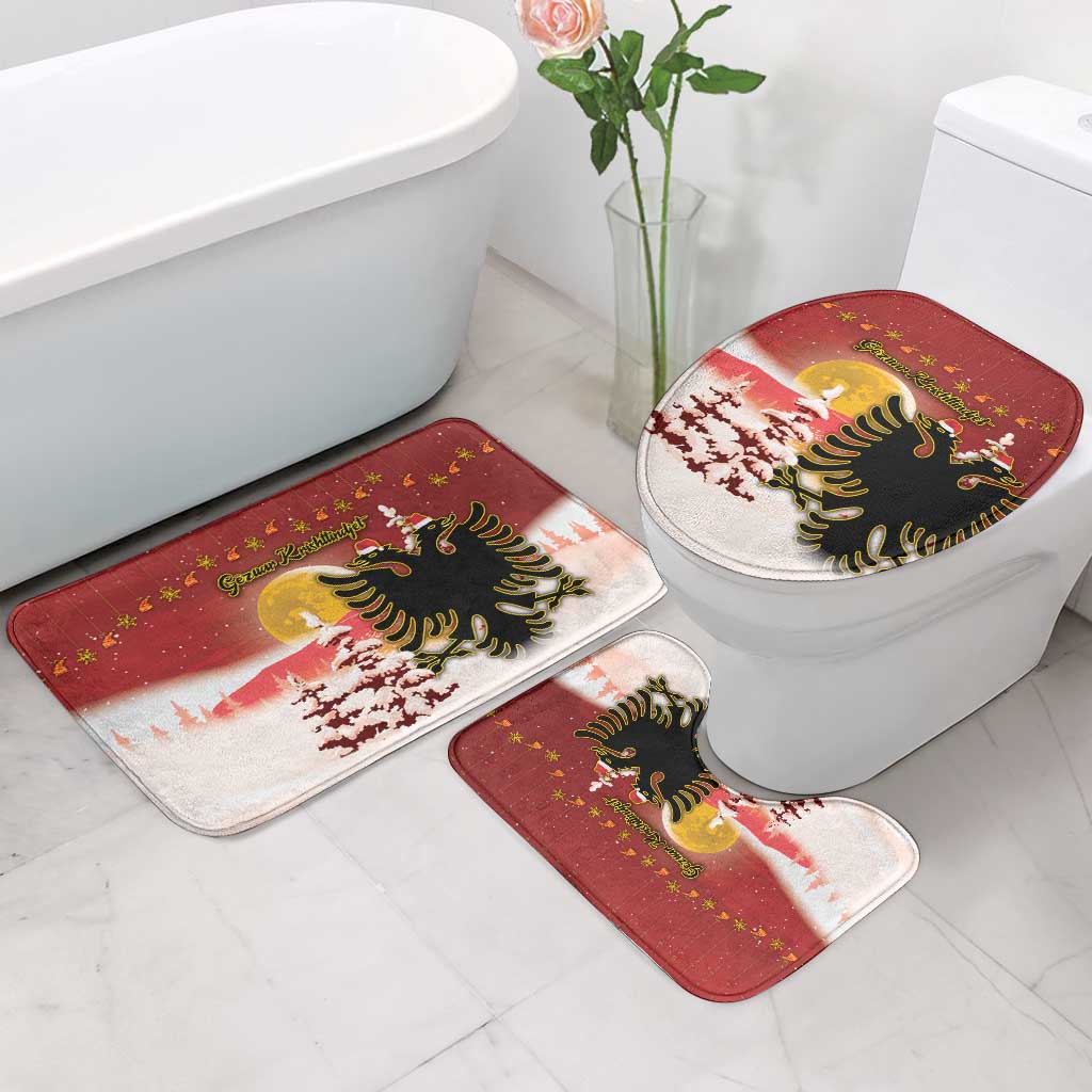 Albania Christmas Bathroom Set Gezuar Krishtlindjet - Wonder Print Shop