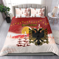 Albania Christmas Bedding Set Gezuar Krishtlindjet - Wonder Print Shop