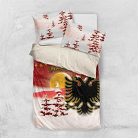 Albania Christmas Bedding Set Gezuar Krishtlindjet - Wonder Print Shop