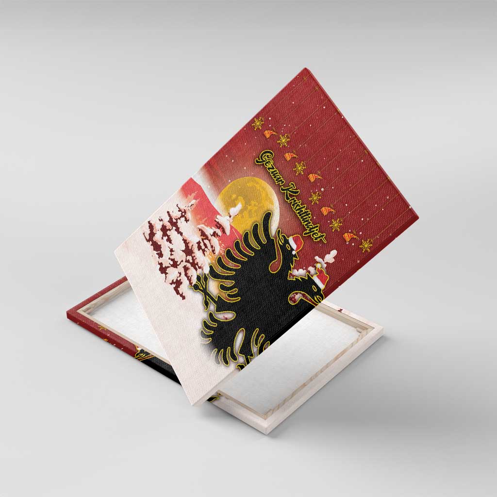 Albania Christmas Canvas Wall Art Gezuar Krishtlindjet - Wonder Print Shop