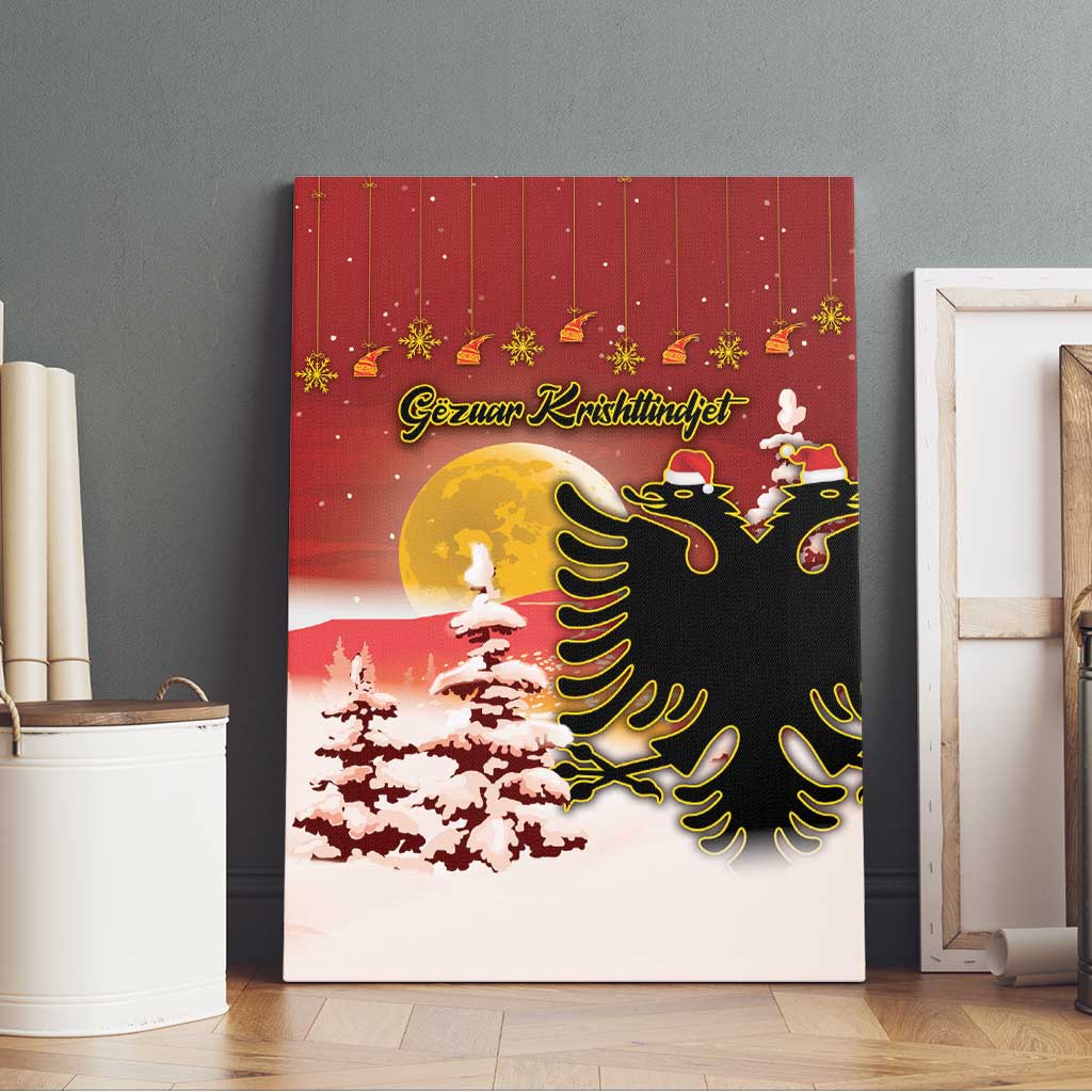 Albania Christmas Canvas Wall Art Gezuar Krishtlindjet - Wonder Print Shop