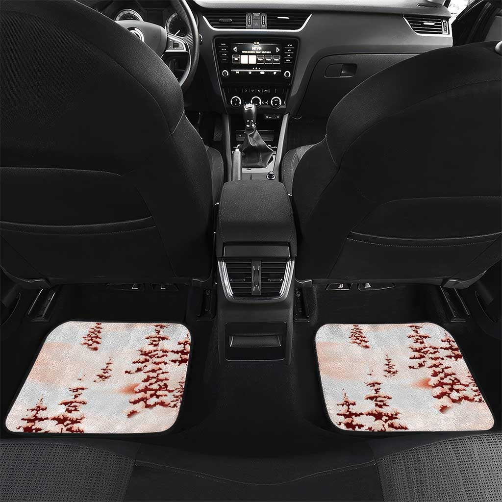 Personalized Albania Christmas Car Mats Gezuar Krishtlindjet - Wonder Print Shop