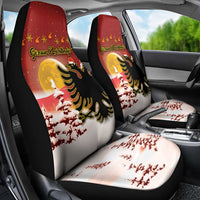 Albania Christmas Car Seat Cover Gezuar Krishtlindjet - Wonder Print Shop