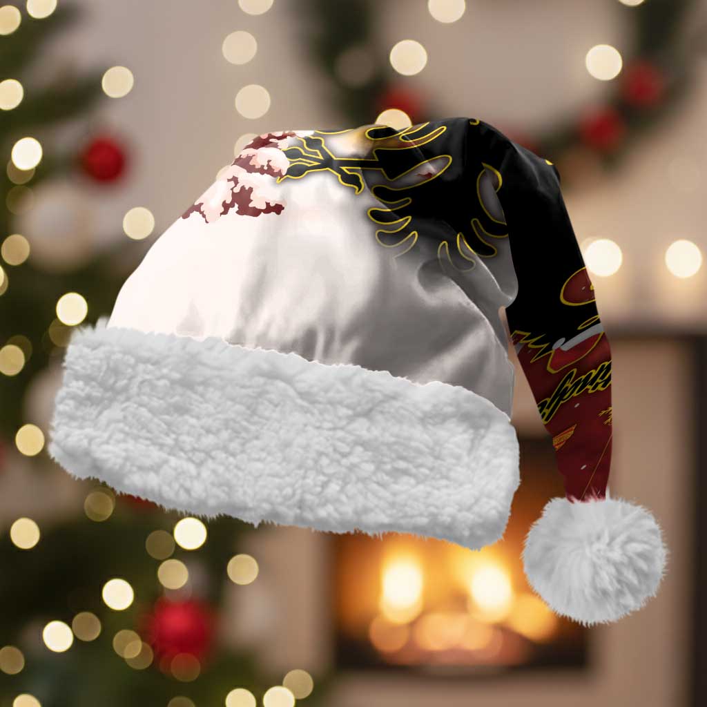 Personalized Albania Christmas Santa Hat Gezuar Krishtlindjet - Wonder Print Shop