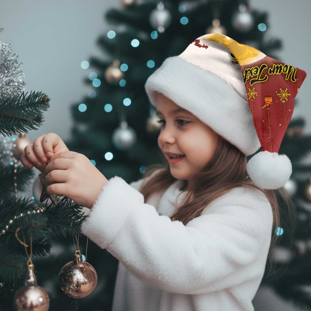 Personalized Albania Christmas Santa Hat Gezuar Krishtlindjet - Wonder Print Shop