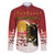 Personalized Albania Christmas Family Matching Off The Shoulder Long Sleeve Dress and Hawaiian Shirt Gezuar Krishtlindjet - Wonder Print Shop
