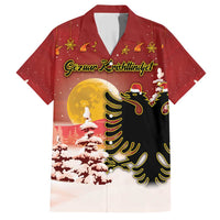 Personalized Albania Christmas Family Matching Short Sleeve Bodycon Dress and Hawaiian Shirt Gezuar Krishtlindjet - Wonder Print Shop