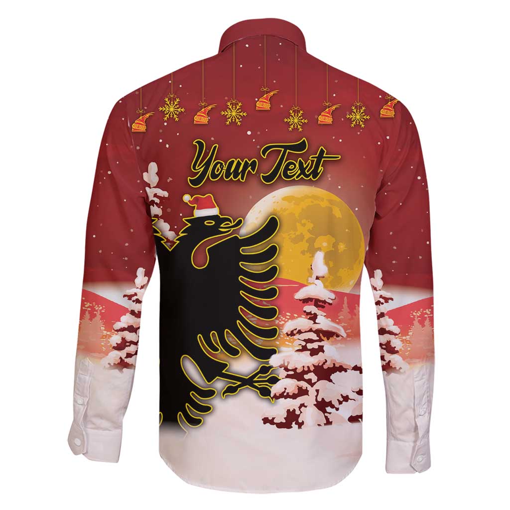 Personalized Albania Christmas Family Matching Summer Maxi Dress and Hawaiian Shirt Gezuar Krishtlindjet - Wonder Print Shop