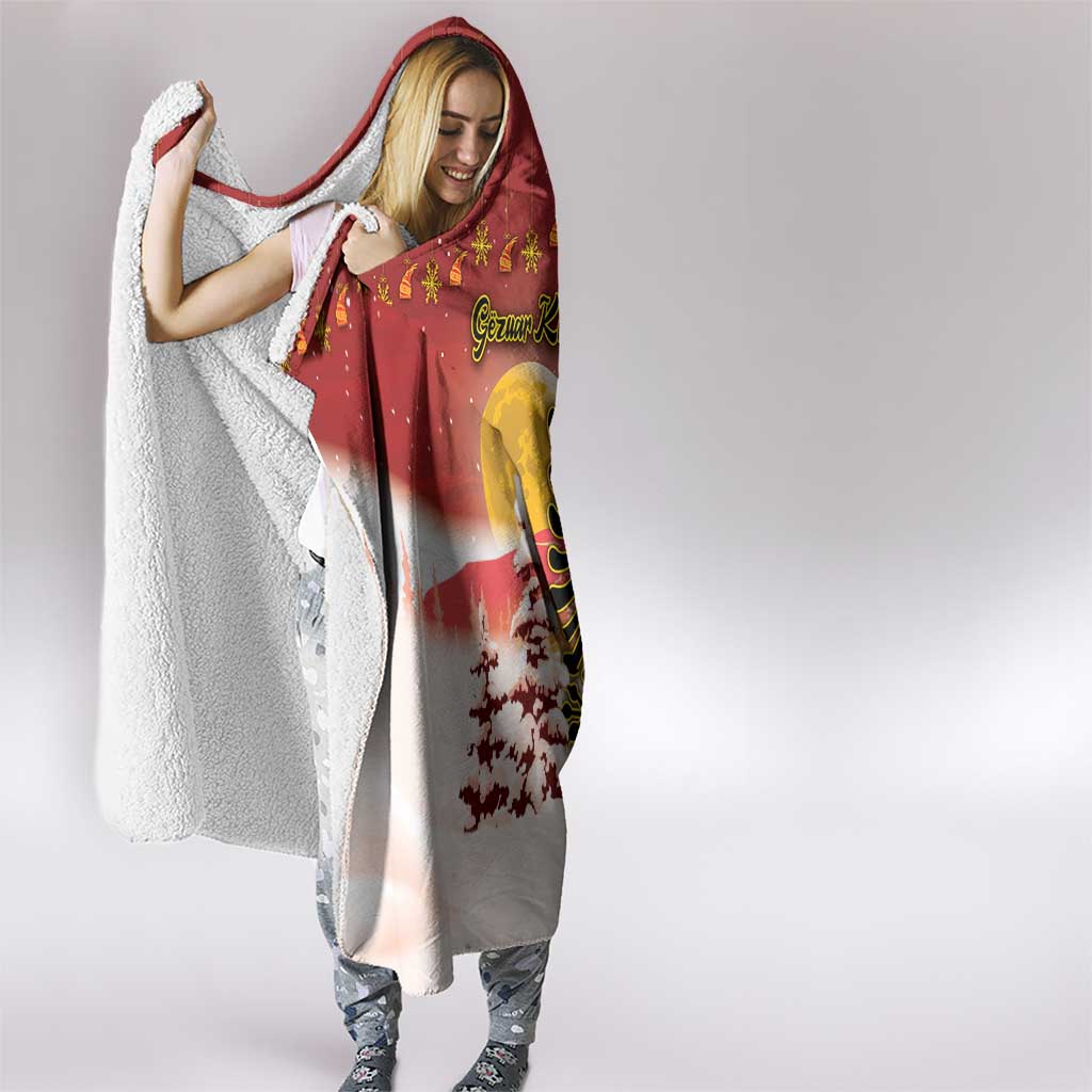 Albania Christmas Hooded Blanket Gezuar Krishtlindjet - Wonder Print Shop