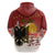 Personalized Albania Christmas Hoodie Gezuar Krishtlindjet - Wonder Print Shop