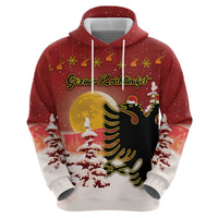 Personalized Albania Christmas Hoodie Gezuar Krishtlindjet - Wonder Print Shop