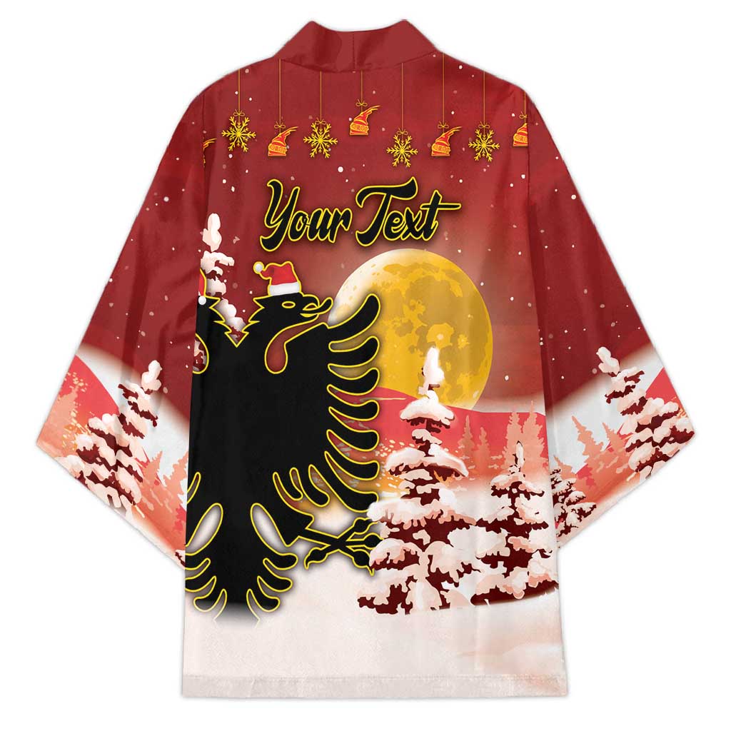 Personalized Albania Christmas Kimono Gezuar Krishtlindjet - Wonder Print Shop