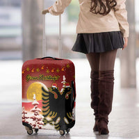 Albania Christmas Luggage Cover Gezuar Krishtlindjet - Wonder Print Shop