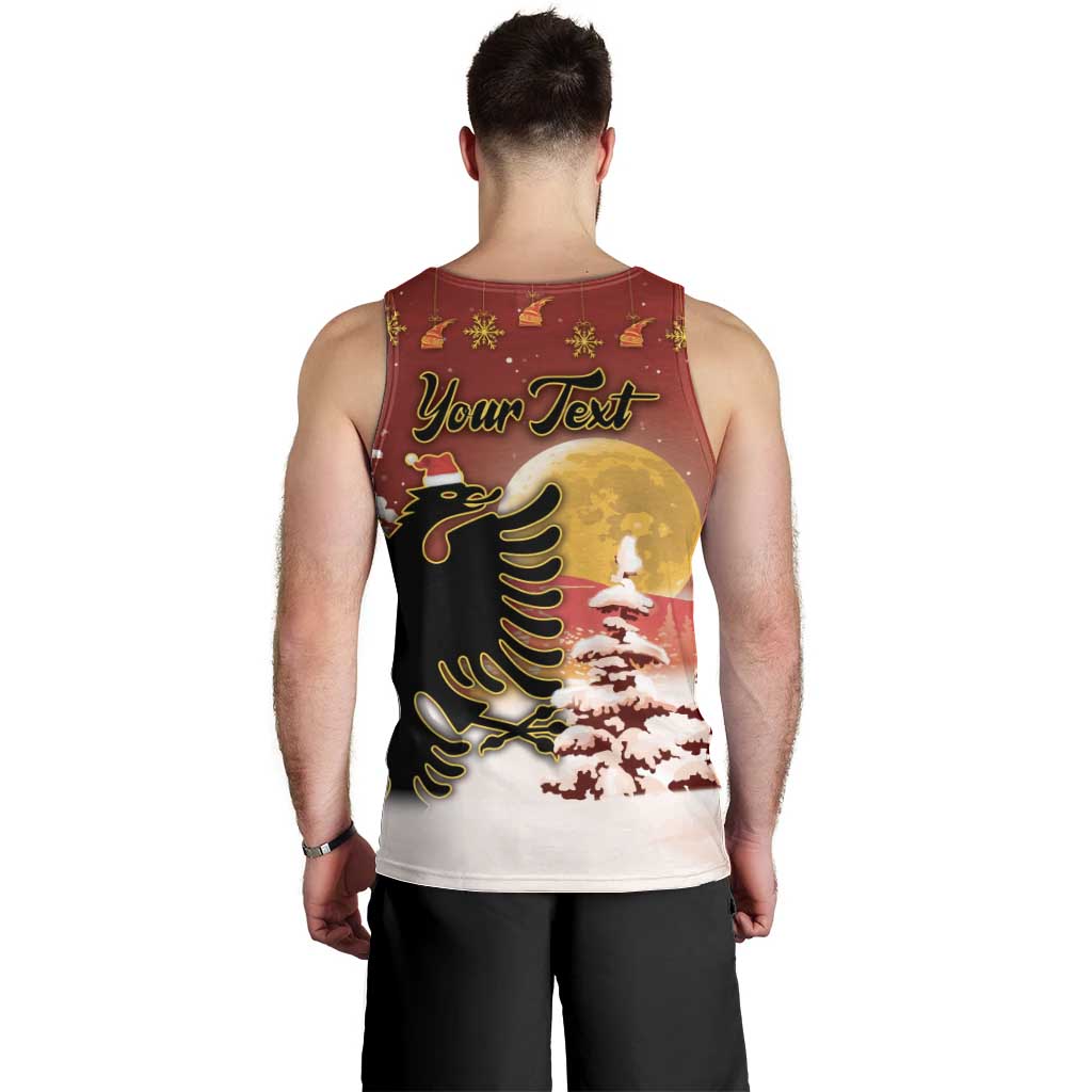 Personalized Albania Christmas Men Tank Top Gezuar Krishtlindjet - Wonder Print Shop