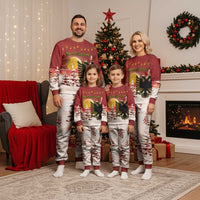 Personalized Albania Christmas Pajama Set Gezuar Krishtlindjet - Wonder Print Shop