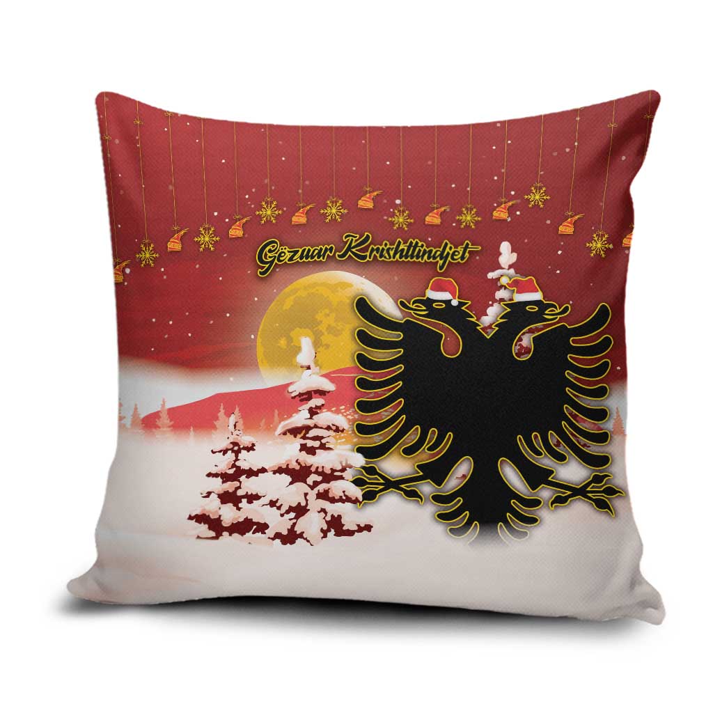 Albania Christmas Pillow Cover Gezuar Krishtlindjet - Wonder Print Shop
