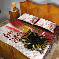Albania Christmas Quilt Bed Set Gezuar Krishtlindjet - Wonder Print Shop