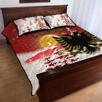 Albania Christmas Quilt Bed Set Gezuar Krishtlindjet - Wonder Print Shop