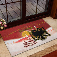 Albania Christmas Rubber Doormat Gezuar Krishtlindjet - Wonder Print Shop