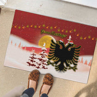 Albania Christmas Rubber Doormat Gezuar Krishtlindjet - Wonder Print Shop