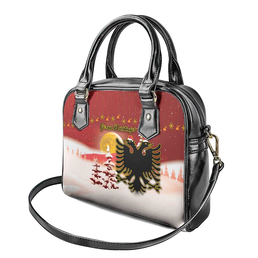 Albania Christmas Shoulder Handbag Gezuar Krishtlindjet - Wonder Print Shop