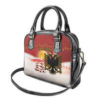 Albania Christmas Shoulder Handbag Gezuar Krishtlindjet - Wonder Print Shop