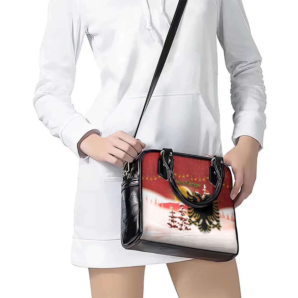 Albania Christmas Shoulder Handbag Gezuar Krishtlindjet - Wonder Print Shop