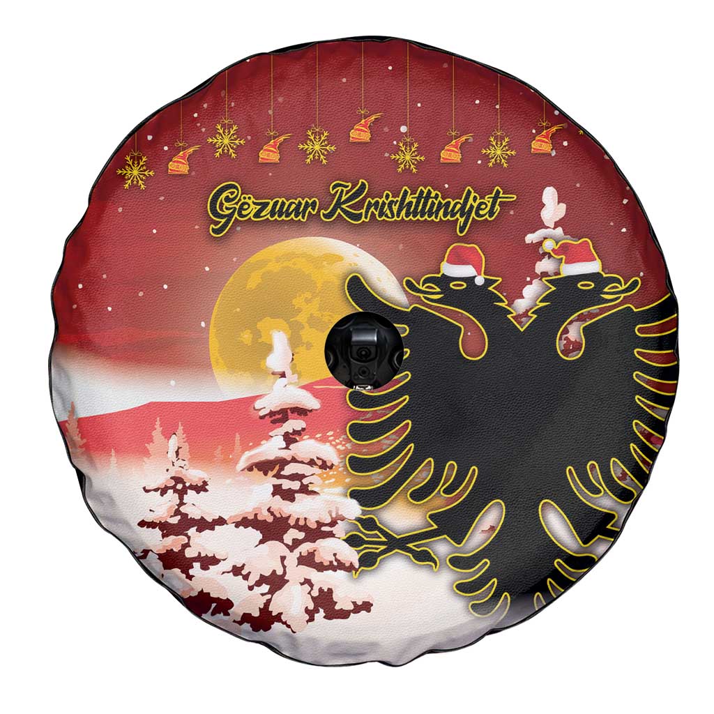 Albania Christmas Spare Tire Cover Gezuar Krishtlindjet - Wonder Print Shop