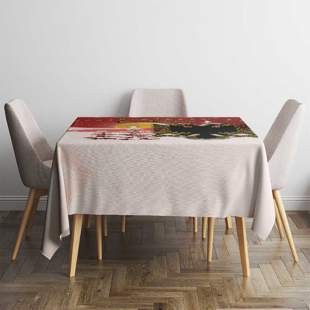 Albania Christmas Tablecloth Gezuar Krishtlindjet - Wonder Print Shop