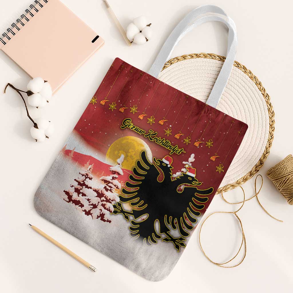 Albania Christmas Tote Bag Gezuar Krishtlindjet - Wonder Print Shop