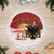 Albania Christmas Tree Skirt Gezuar Krishtlindjet - Wonder Print Shop