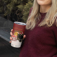 Personalized Albania Christmas Tumbler Cup Gezuar Krishtlindjet - Wonder Print Shop