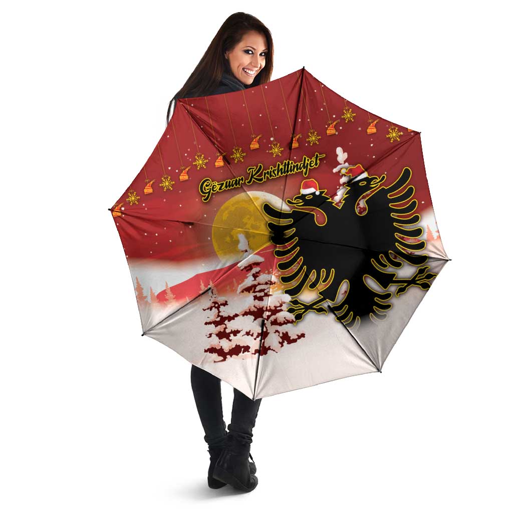 Albania Christmas Umbrella Gezuar Krishtlindjet - Wonder Print Shop