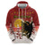 Personalized Albania Christmas Zip Hoodie Gezuar Krishtlindjet - Wonder Print Shop