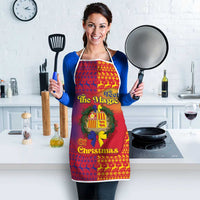 Andorra Christmas Apron Coat Of Arms With Wreath Xmas - Wonder Print Shop