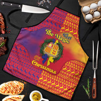 Andorra Christmas Apron Coat Of Arms With Wreath Xmas - Wonder Print Shop