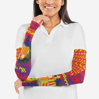 Andorra Christmas Arm Sleeves Coat Of Arms With Wreath Xmas - Wonder Print Shop