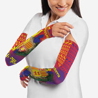 Andorra Christmas Arm Sleeves Coat Of Arms With Wreath Xmas - Wonder Print Shop