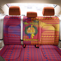Andorra Christmas Back Car Seat Cover Coat Of Arms With Wreath Xmas - Wonder Print Shop