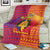 Andorra Christmas Blanket Coat Of Arms With Wreath Xmas - Wonder Print Shop