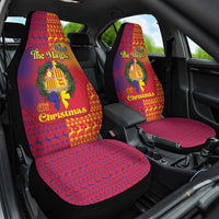 Andorra Christmas Car Seat Cover Coat Of Arms With Wreath Xmas - Wonder Print Shop