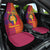 Andorra Christmas Car Seat Cover Coat Of Arms With Wreath Xmas - Wonder Print Shop
