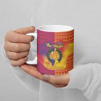 Andorra Christmas Ceramic Mug Coat Of Arms With Wreath Xmas - Wonder Print Shop