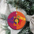 Andorra Christmas Ceramic Ornament Coat Of Arms With Wreath Xmas - Wonder Print Shop