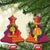 Andorra Christmas Ceramic Ornament Coat Of Arms With Wreath Xmas - Wonder Print Shop